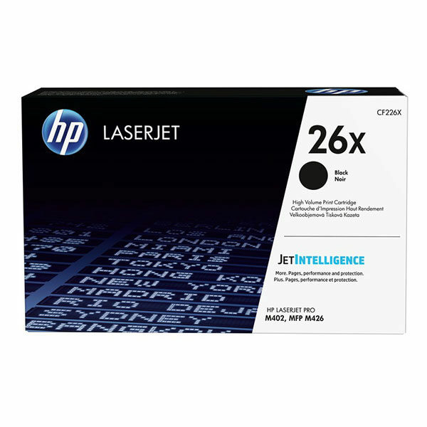 HP 26X (CF226X) High Yield Black Original LaserJet Toner Cartridge (9000 Yield)