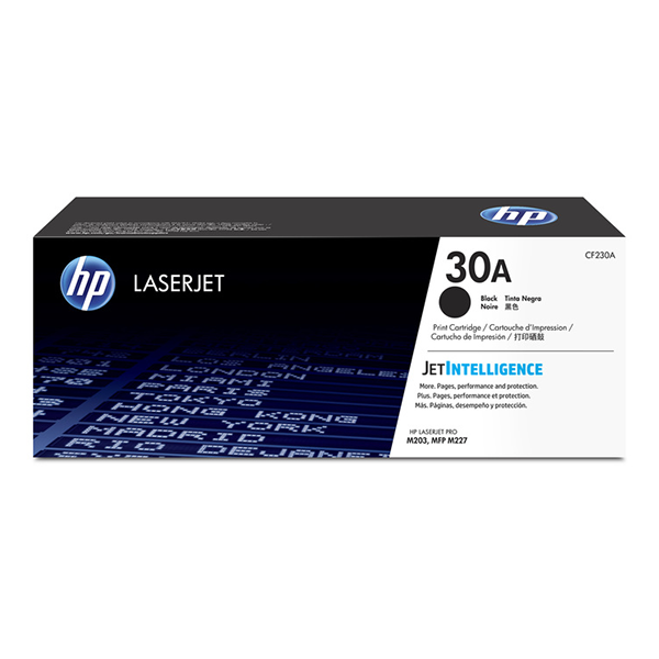 HP 30A (CF230A) Black Original LaserJet Toner Cartridge (1600 Yield)