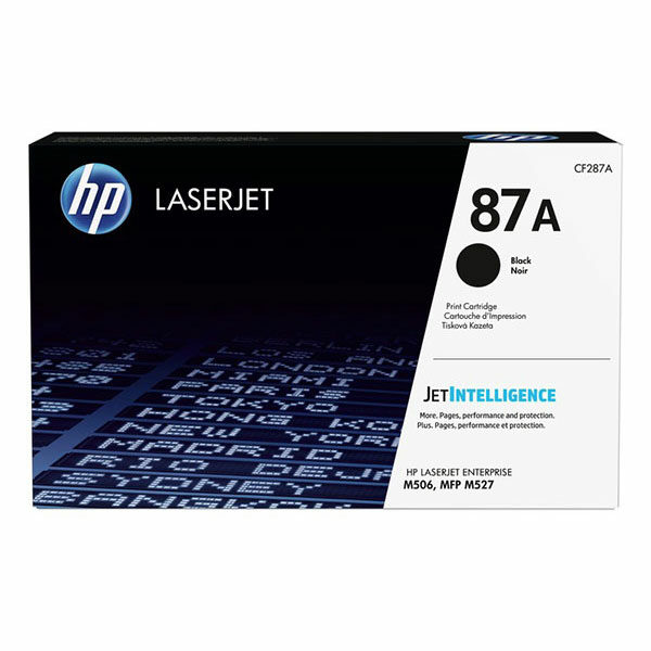 HP 87A (CF287A) Black Original LaserJet Toner Cartridge (9000 Yield)