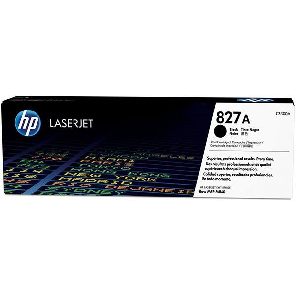 HP 827A (CF300A) Black Original LaserJet Toner Cartridge (29500 Yield)