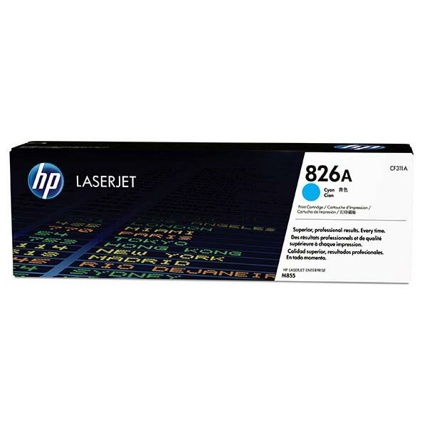 HP 826A (CF311A) Cyan Original LaserJet Toner Cartridge (31500 Yield)