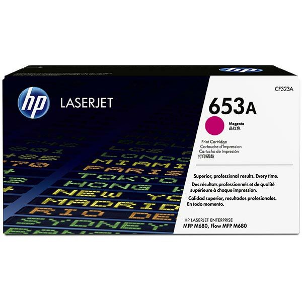 HP 653A (CF323A) Magenta Original LaserJet Toner Cartridge (16500 Yield)