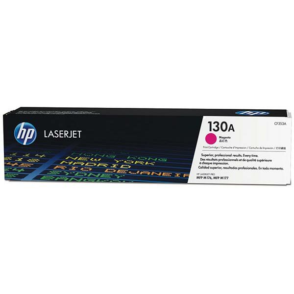 HP 130A (CF353A) Magenta Original LaserJet Toner Cartridge (1000 Yield)