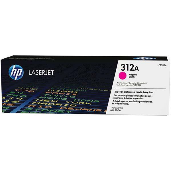 HP 312A (CF383A) Magenta Original LaserJet Toner Cartridge (2700 Yield)