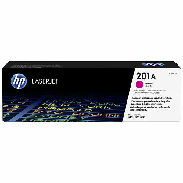 HP 201A (CF403A) Magenta Original LaserJet Toner Cartridge (1400 Yield)