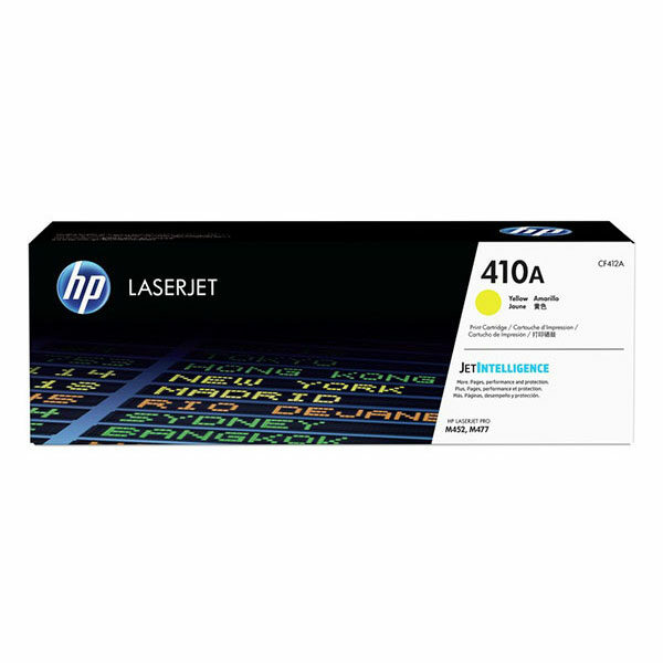 HP 410A (CF412A) Yellow Original LaserJet Toner Cartridge (2300 Yield)