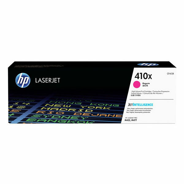 HP 410X (CF413X) High Yield Magenta Original LaserJet Toner Cartridge (5000 Yield)