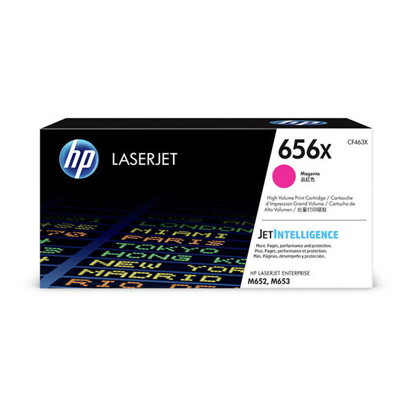 HP 656X (CF463X) High Yield Magenta Original LaserJet Toner Cartridge (22000 Yield)