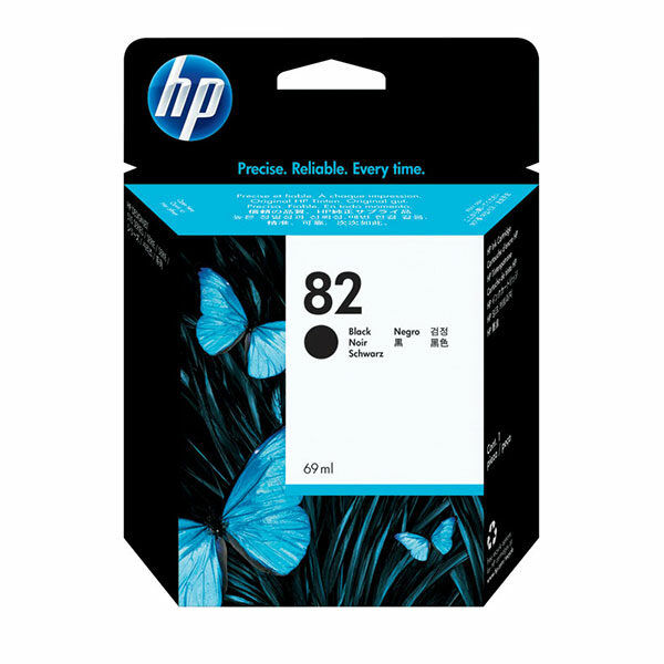 HP 82 (CH565A) Black Original Ink Cartridge (69 ml)