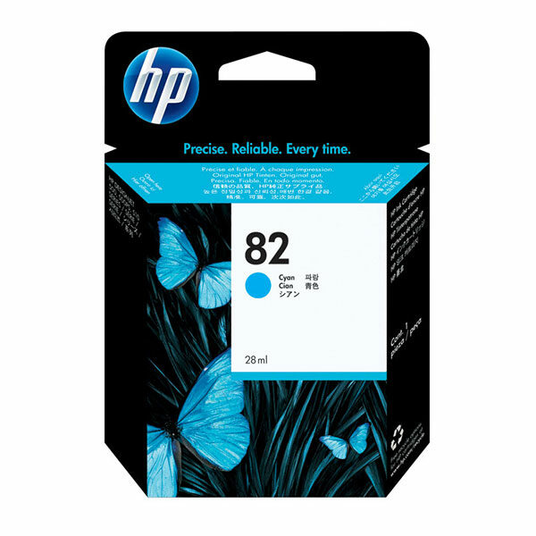 HP 82 (CH566A) Cyan Original Ink Cartridge (28 ml)