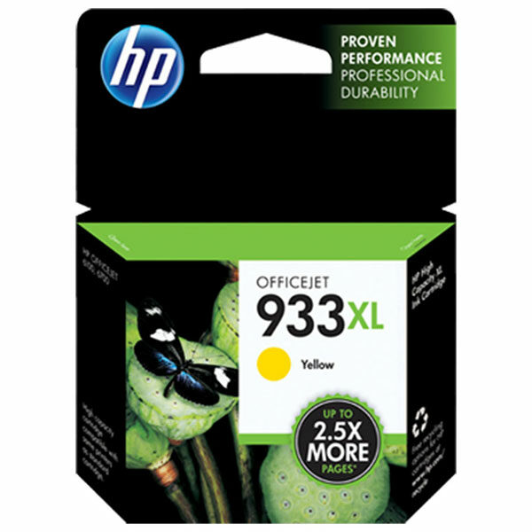 HP 933XL (CN056AN) High Yield Yellow Original Ink Cartridge (825 Yield)