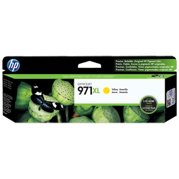 HP 971XL (CN628AM) High Yield Yellow Original Ink Cartridge (6600 Yield)