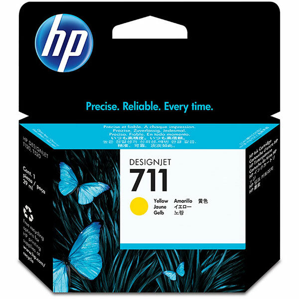 HP 711 (CZ132A) Yellow Original Ink Cartridge (29 ml)