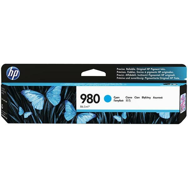 HP 980 (D8J07A) Cyan Original Ink Cartridge (6600 Yield)