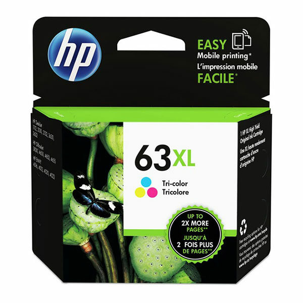 HP 63XL (F6U63AN) High Yield Tri-color Original Ink Cartridge (330 Yield)