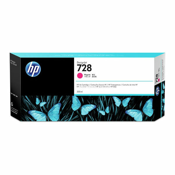 HP 728 (F9J62A) Magenta Original Ink Cartridge (40 ml)