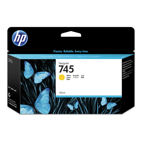 HP 745 (F9J96A) Yellow Original Ink Cartridge (130 ml)