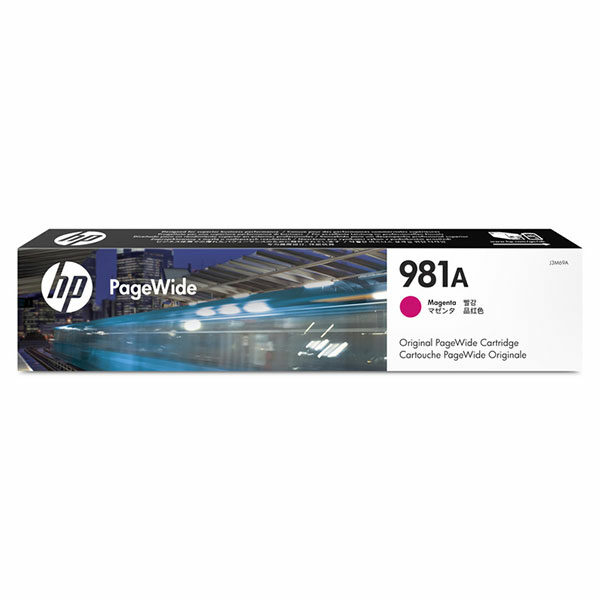 HP 981A (J3M69A) Magenta Original PageWide Cartridge (6000 Yield)