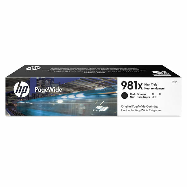 HP 981X (L0R12A) High Yield Black Original PageWide Cartridge (11000 Yield)