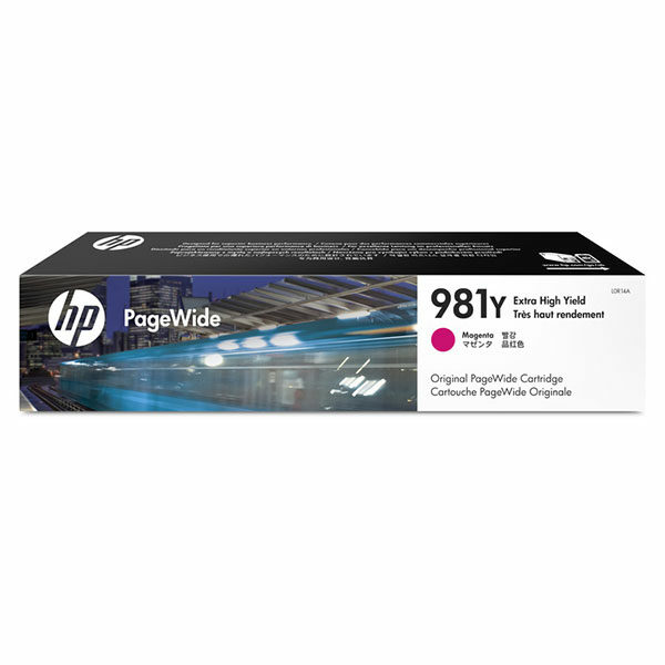 HP 981Y (L0R14A) Extra High Yield Magenta Original PageWide Cartridge (16000 Yield)