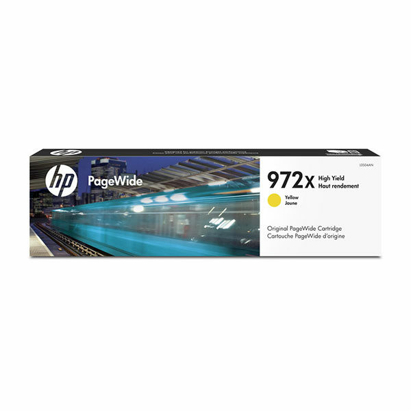 HP 972X (L0S04AN) High Yield Yellow Original PageWide Cartridge (7000 Yield)