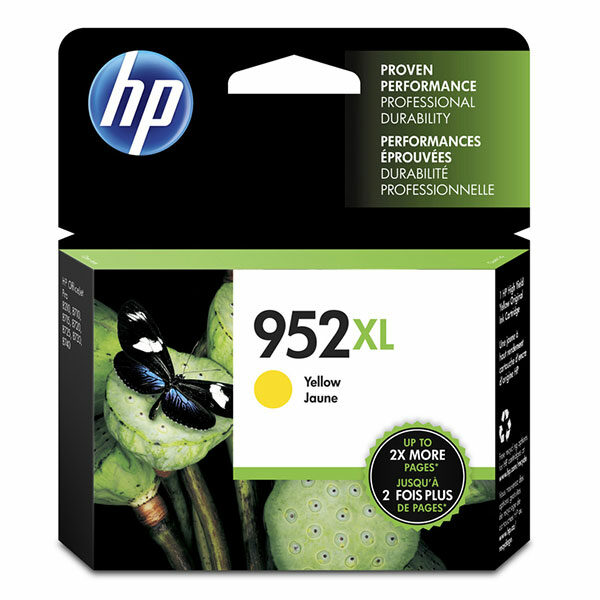 HP 952XL (L0S67AN) High Yield Yellow Original Ink Cartridge (1600 Yield)