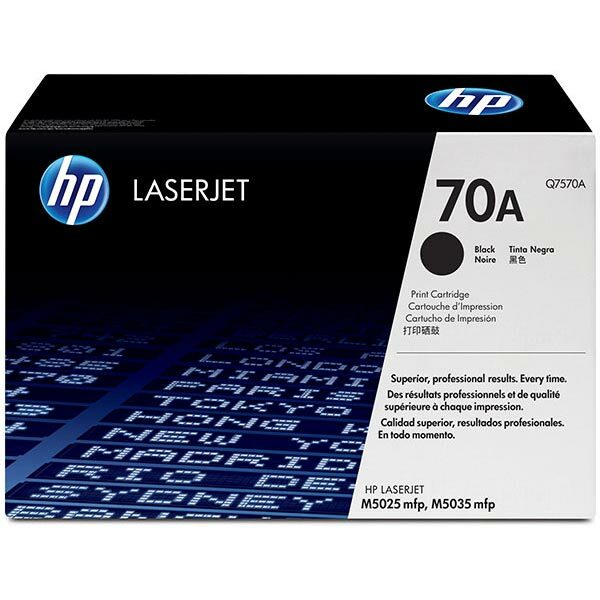 HP 70A (Q7570A) Black Original LaserJet Toner Cartridge (15000 Yield)