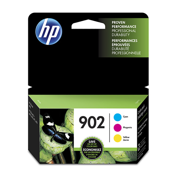 HP 902 (T0A38AN) CMY Ink Cartridge Combo 3-Pack (3 x 315 Yield)