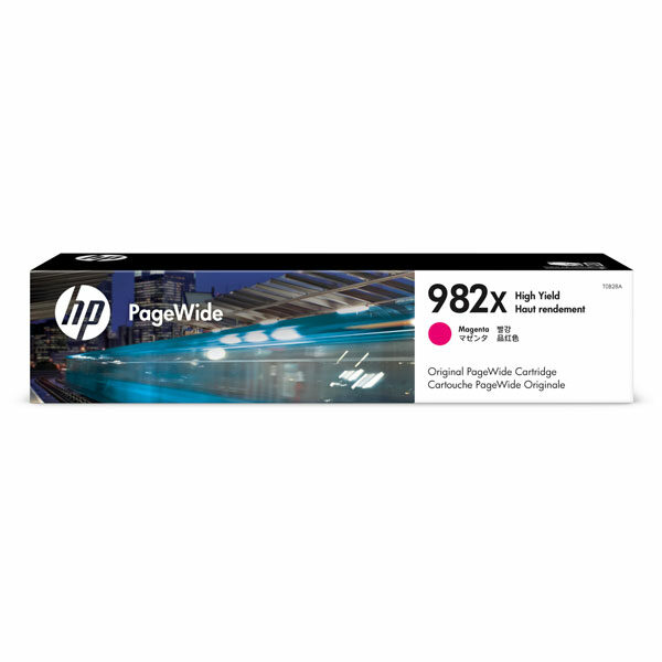 HP 982X (T0B28A) High Yield Magenta Original PageWide Cartridge (16000 Yield)