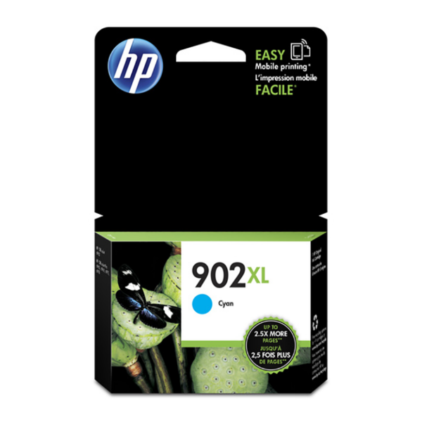 HP 902XL (T6M02AN) Cyan Original Ink Cartridge (825 Yield)