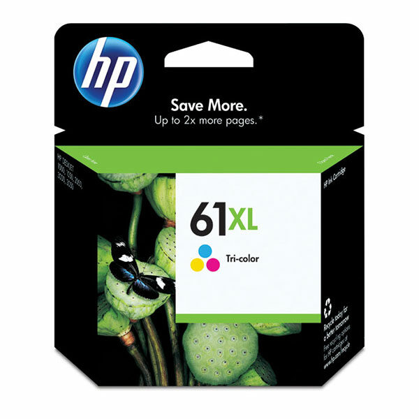 HP 61XL (CH564WN) High Yield Tri-Color Original Ink Cartridge (330 Yield)