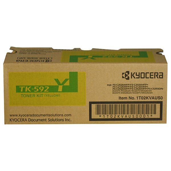 Kyocera Yellow Toner Cartridge + Waste Toner Bottle (5000 Yield)