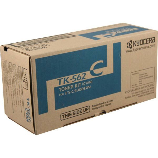 Kyocera Cyan Toner Cartridge + Waste Toner Bottle (10000 Yield)