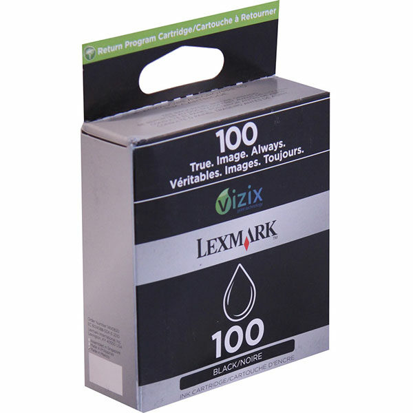 Lexmark (#100) Black Return Program Ink Cartridge (170 Yield)