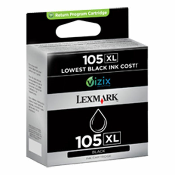 Lexmark (#105XL) High Yield Black Return Program Ink Cartridge (510 Yield)