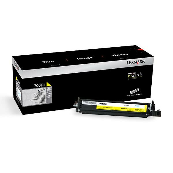 Lexmark (700D4) Yellow Developer Unit (40000 Yield)