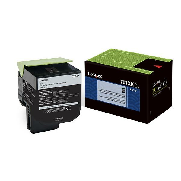 Lexmark (701XK) Extra High Yield Black Return Program Toner Cartridge (8000 Yield)