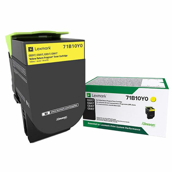 Lexmark Yellow Return Program Toner Cartridge (2300 Yield)