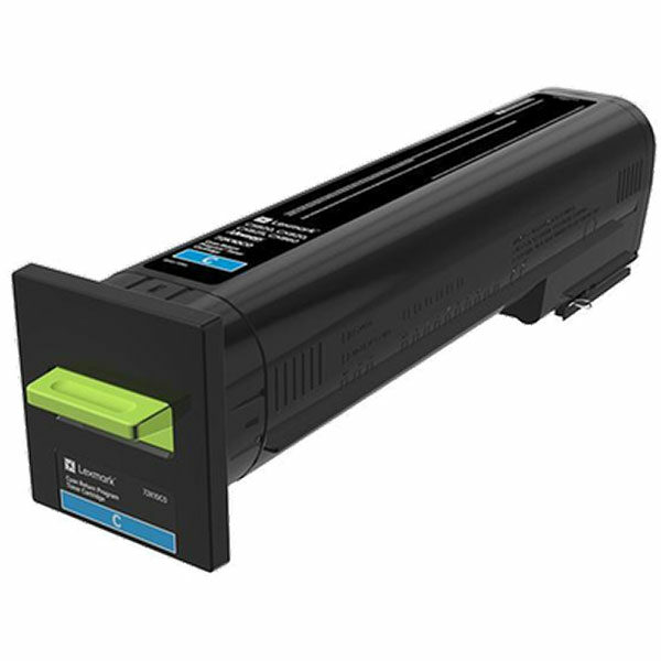 Lexmark Cyan Return Program Toner Cartridge for US Government (8000 Yield) (TAA Compliant Version of 72K10C0)