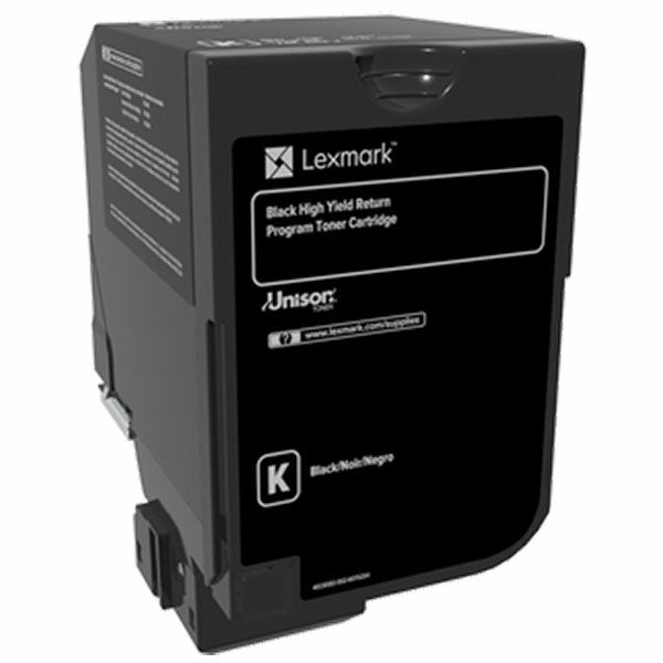 Lexmark High Yield Black Return Program Toner Cartridge for US Government (20000 Yield) (TAA Compliant Version of 74C1HK0)