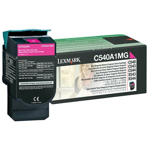 Lexmark Magenta Return Program Toner Cartridge (1000 Yield)