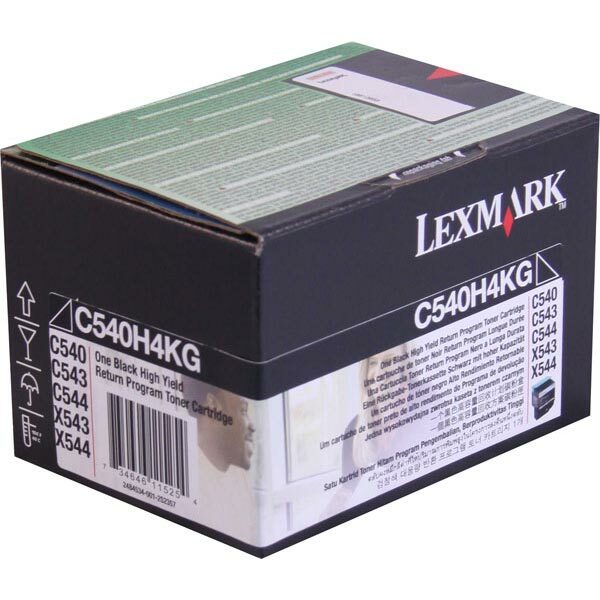 Lexmark High Yield Black Return Program Toner Cartridge for US Government (2500 Yield) (TAA Compliant Version of C540H1KG)