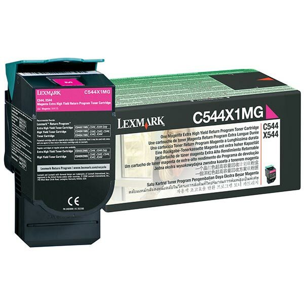 Lexmark Extra High Yield Magenta Return Program Toner Cartridge (4000 Yield)