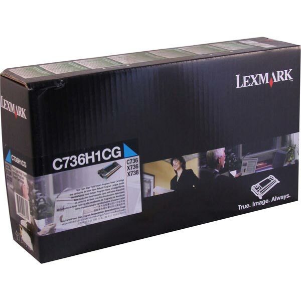 Lexmark High Yield Cyan Return Program Toner Cartridge (10000 Yield)