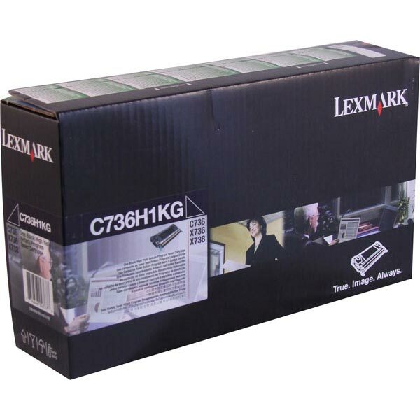 Lexmark High Yield Black Return Program Toner Cartridge (12000 Yield)