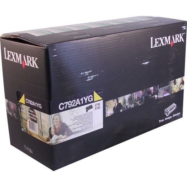 Lexmark Yellow Return Program Toner Cartridge (6000 Yield)