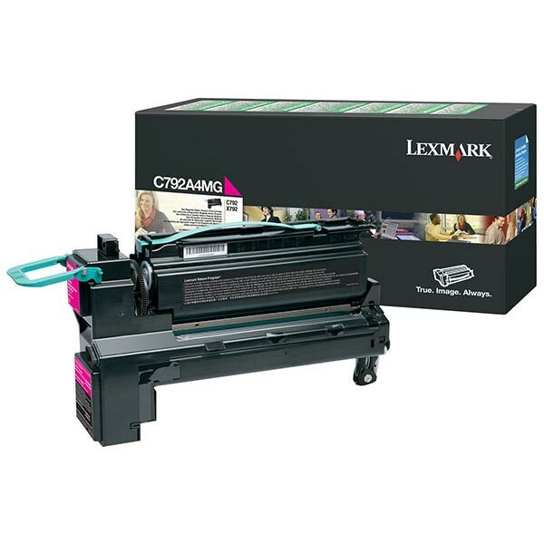 Lexmark Return Program Magenta Toner Cartridge for US Government (6000 Yield) (TAA Compliant Version of C792A1MG)