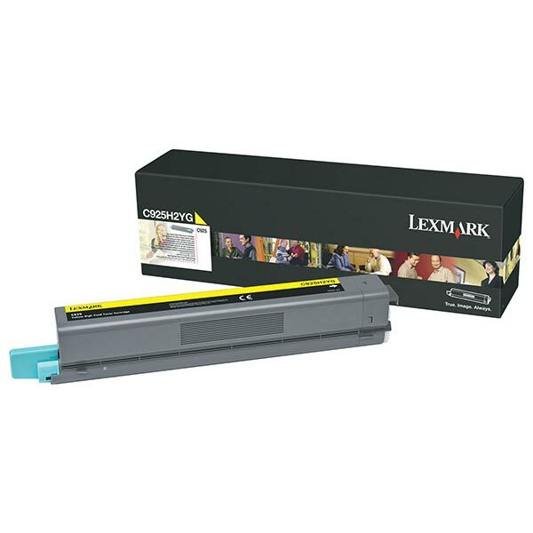 Lexmark High Yield Yellow Toner Cartridge (7500 Yield) (For Use in Model C925)