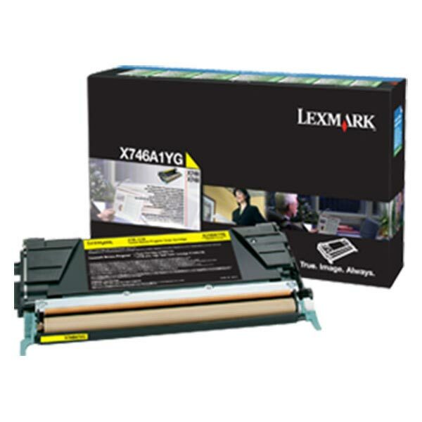 Lexmark Yellow Return Program Toner Cartridge (7000 Yield)