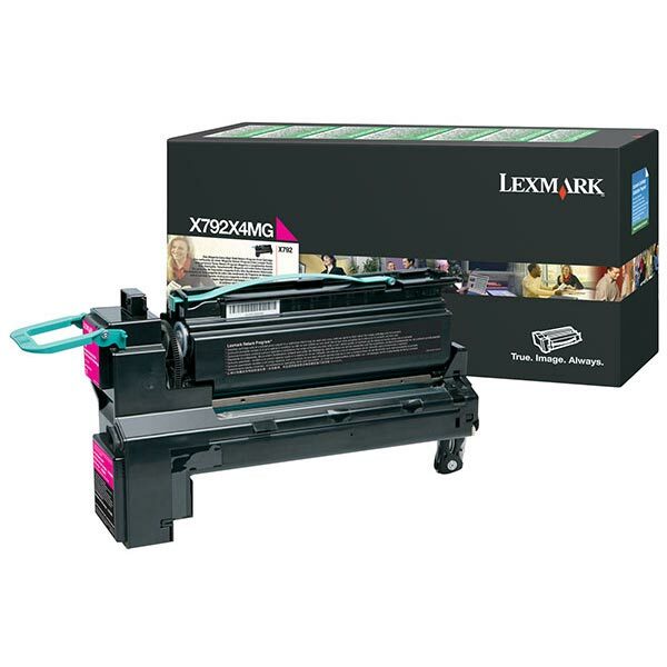 Lexmark Extra High Yield Magenta Return Program Toner Cartridge for US Government (20000 Yield) (TAA Compliant Version of X792X1MG) (For Use in Model X792)